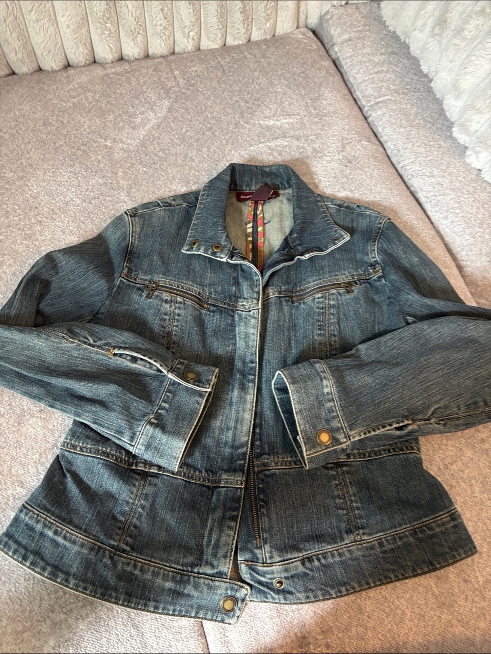 Flare Blue Denim Jacket